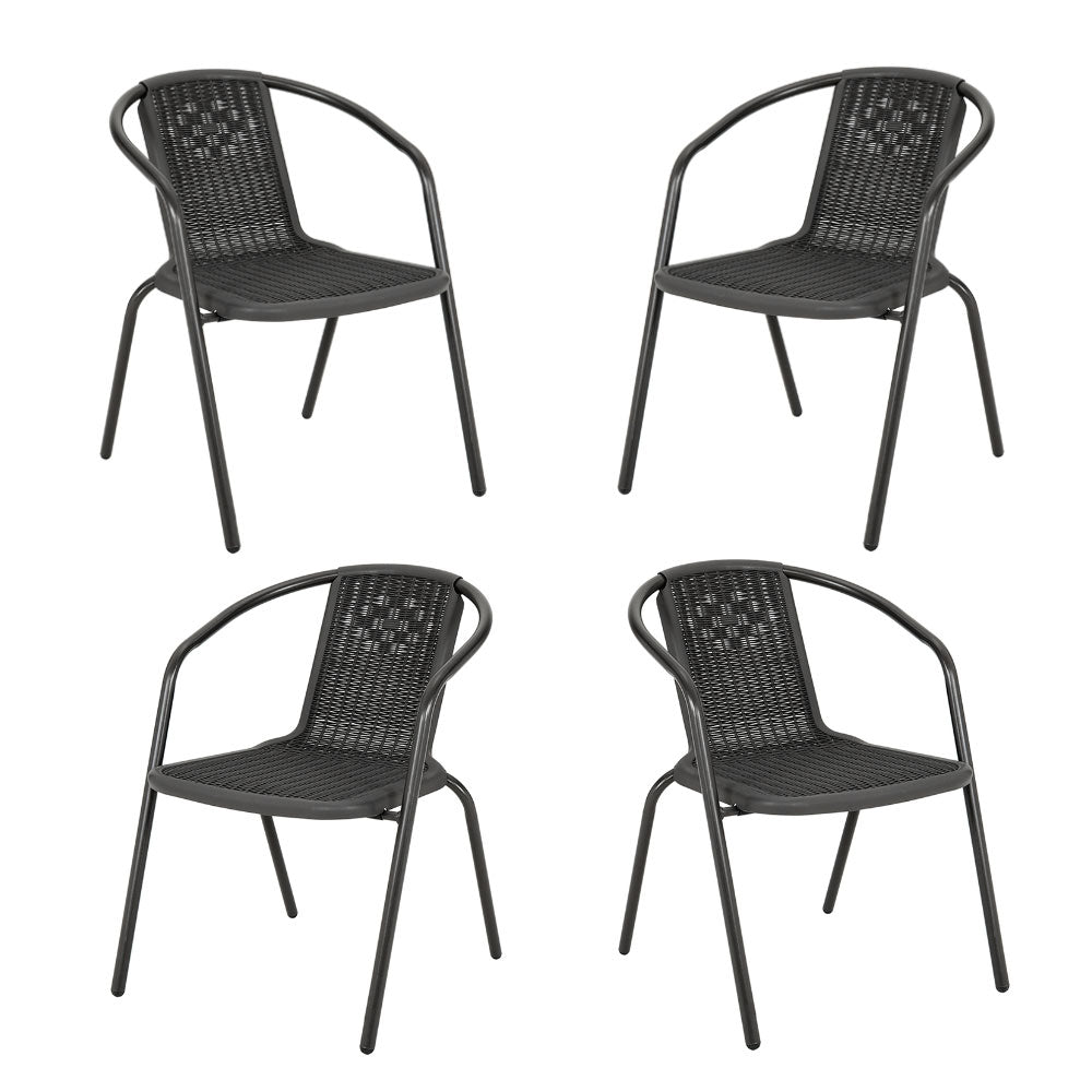 2/4 Pcs Chairs and Outdoor Dining Table