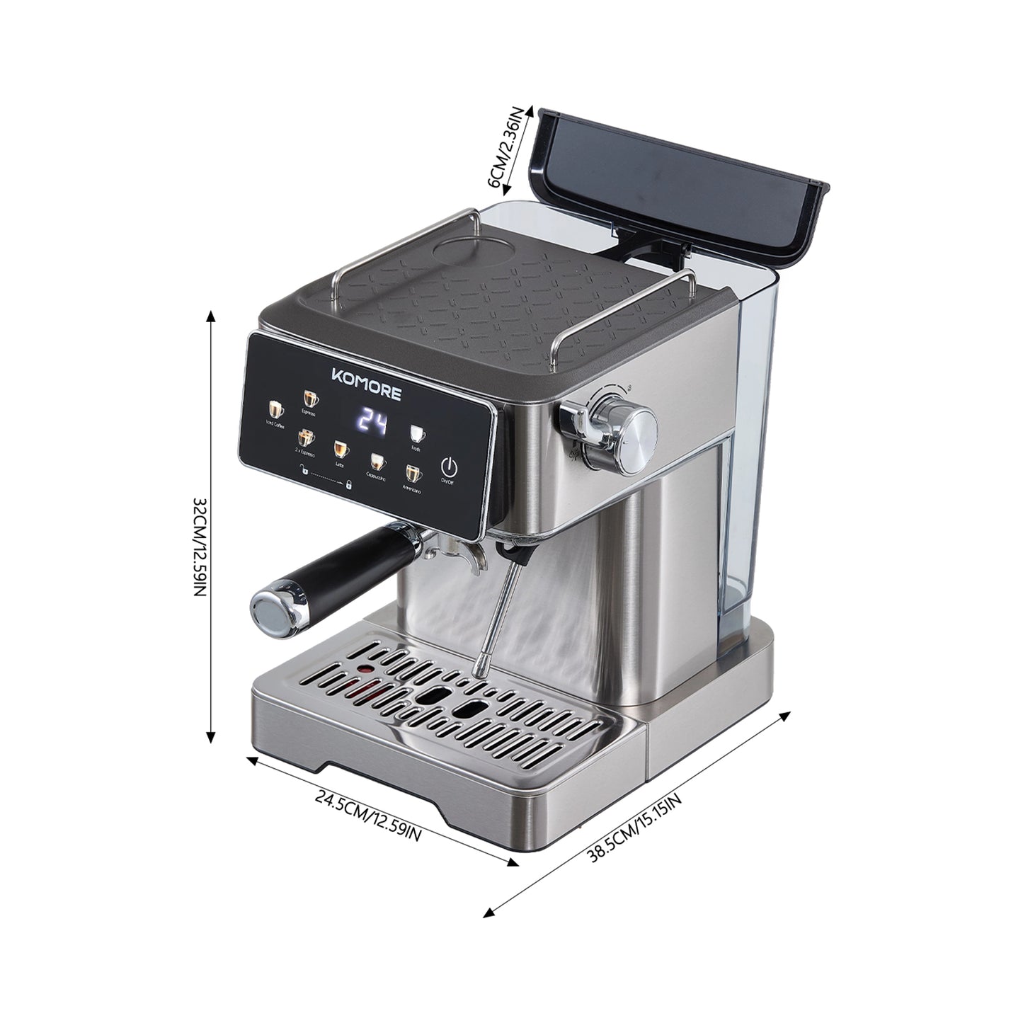 Espresso Machine with Milk Frother
