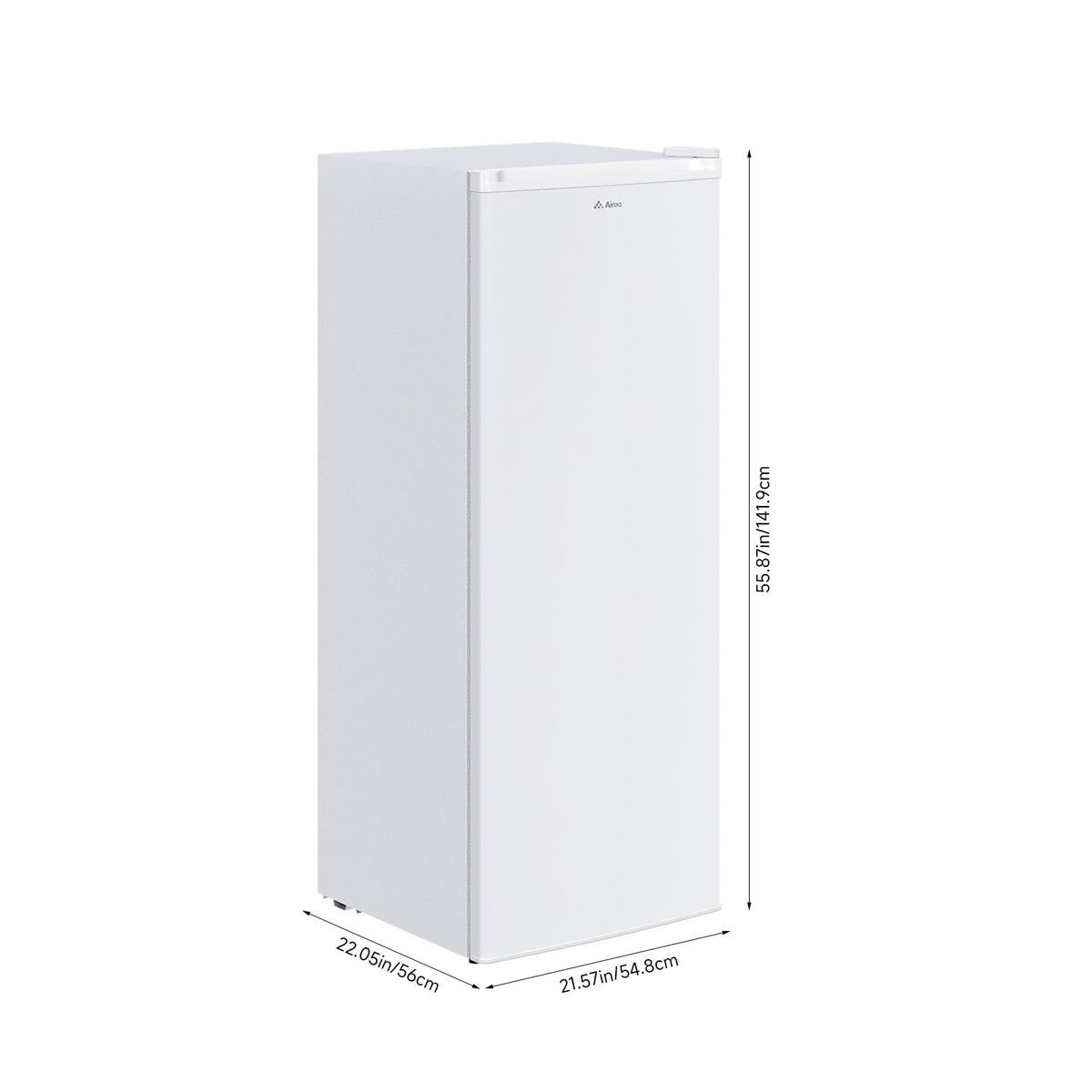 175L White Upright Freezer