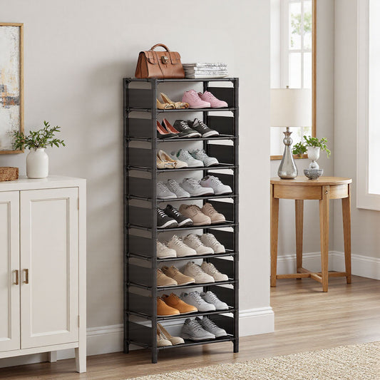 10-Tier Shoe Rack for Entryway