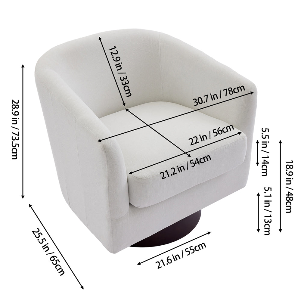 Swivel Accent Chair Armchair