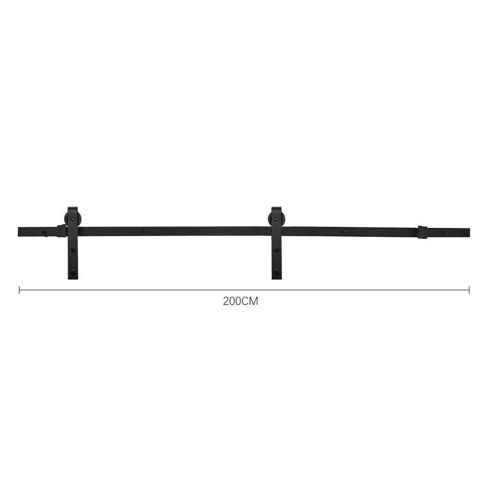 Farmhouse Style Wooden Barn Door with Sliding Kit