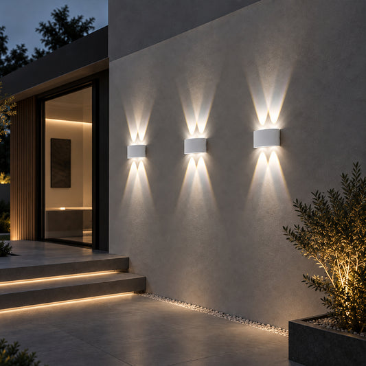 6W Warm LED Up and Down Wall Light for Indoor & Outdoor