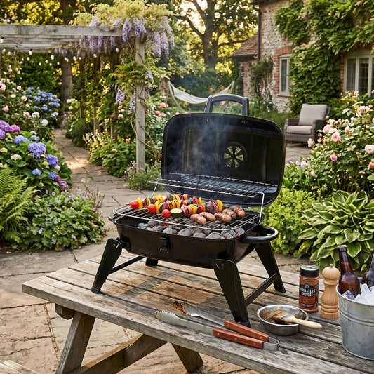 Portable Charcoal Grill BBQ for Outdoor Patio