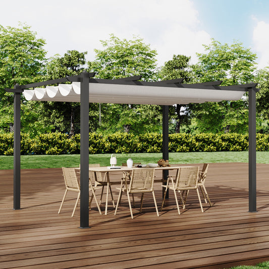 Retractable Roof Aluminium Pergola