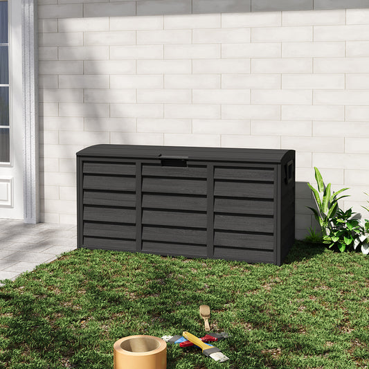 Outdoor PP Storage Deck Box with Wheels