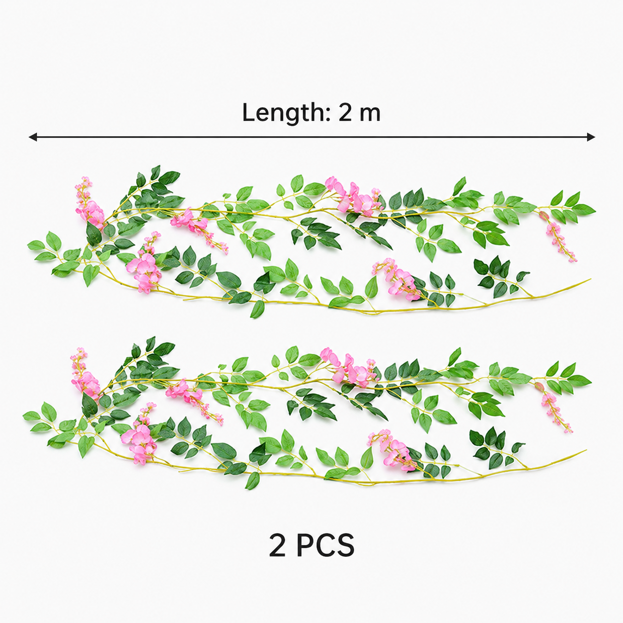 Artificial Wisteria Flowers Garland