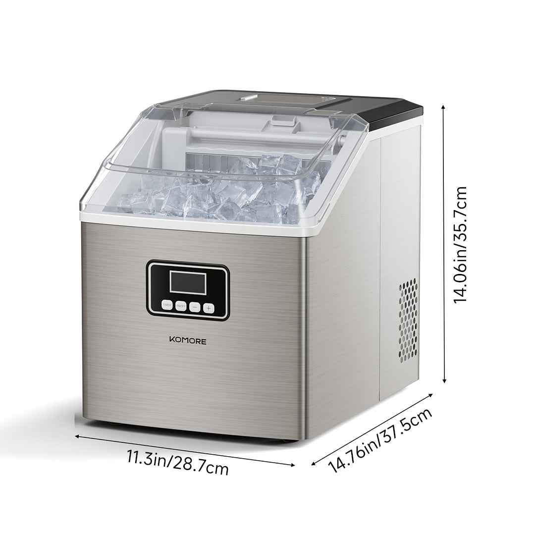 2.2L Ice Maker Machine with LCD Display and Timer