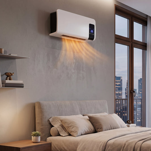 Wall Mounted Electric Heater with Remote Control