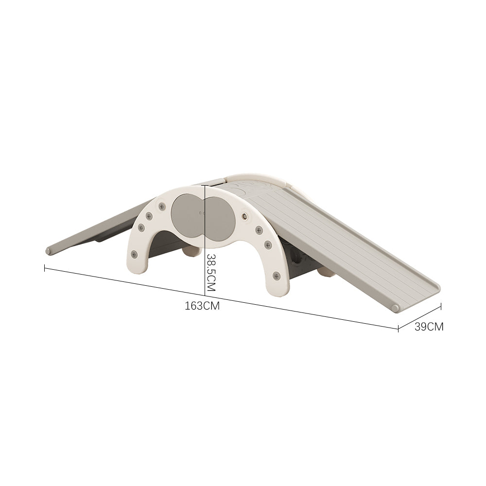Indoor Climbing Frame Set with Two Dual-Sided Slides