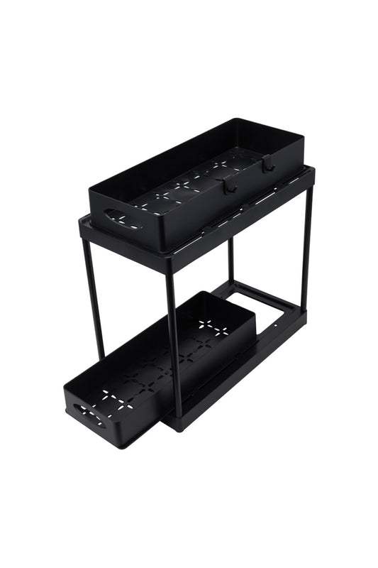 2-Tier Under Sink Pull Out Storage Organizer