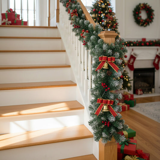 Spruced Artificial Lighted Christmas Garland Holiday Decoration