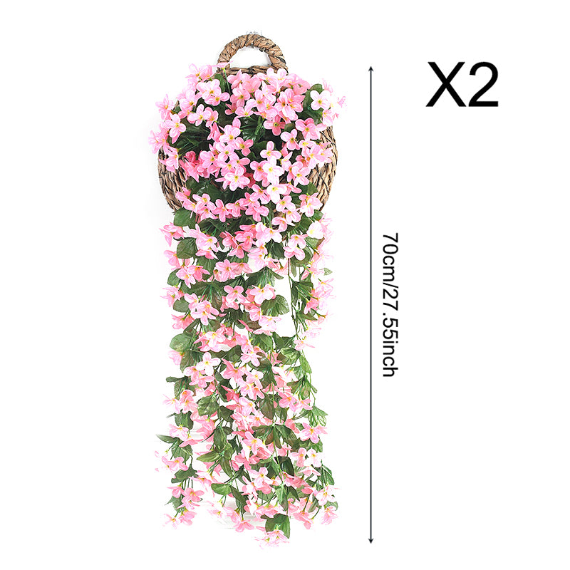 Decorative Wall Hanging Artificial Violet Vine Plant