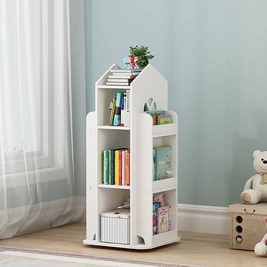 Kids' House Frame Rotating Bookshelf