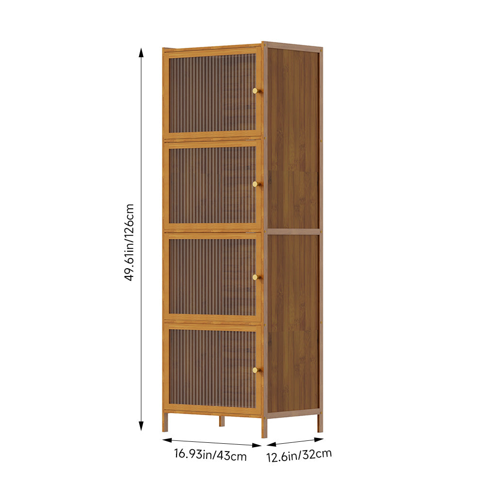 Versatile 4-Tier Storage Cabinet