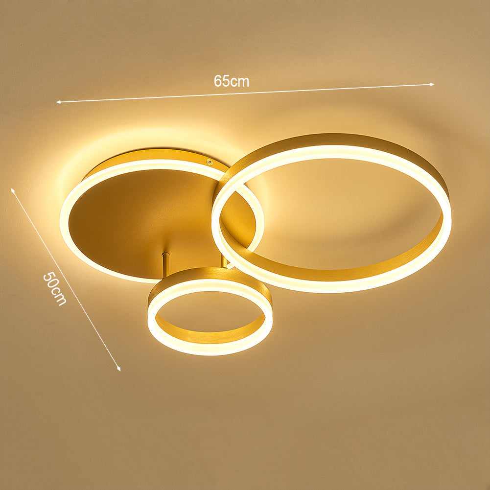 Classic Golden Loops Energy Efficient LED Ceiling Light