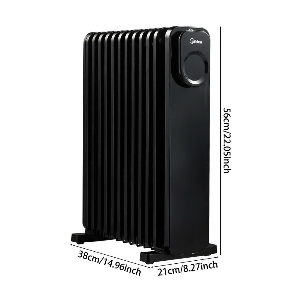2300W 11 Fins Oil Filled Radiator Electric Heater with Remote Control