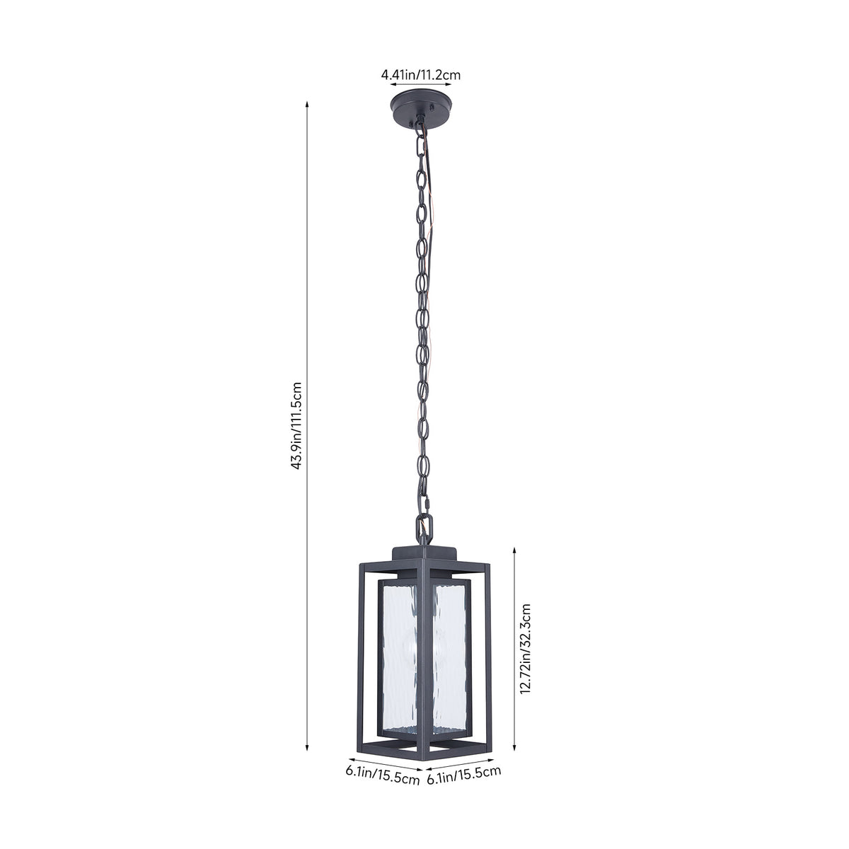 Modern Outdoor Pendant Light