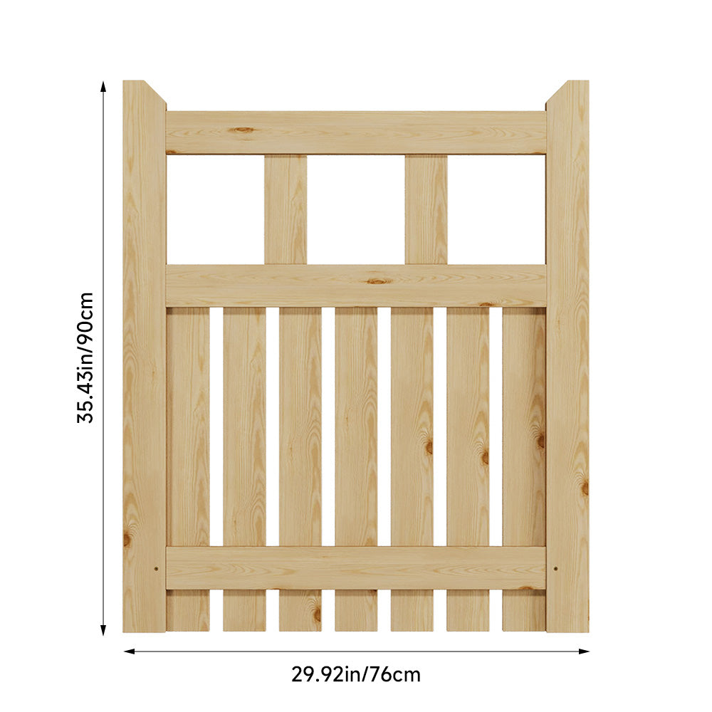 Outdoor Wooden Garden Gate Fence Door