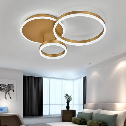 Classic Golden Loops Energy Efficient LED Ceiling Light