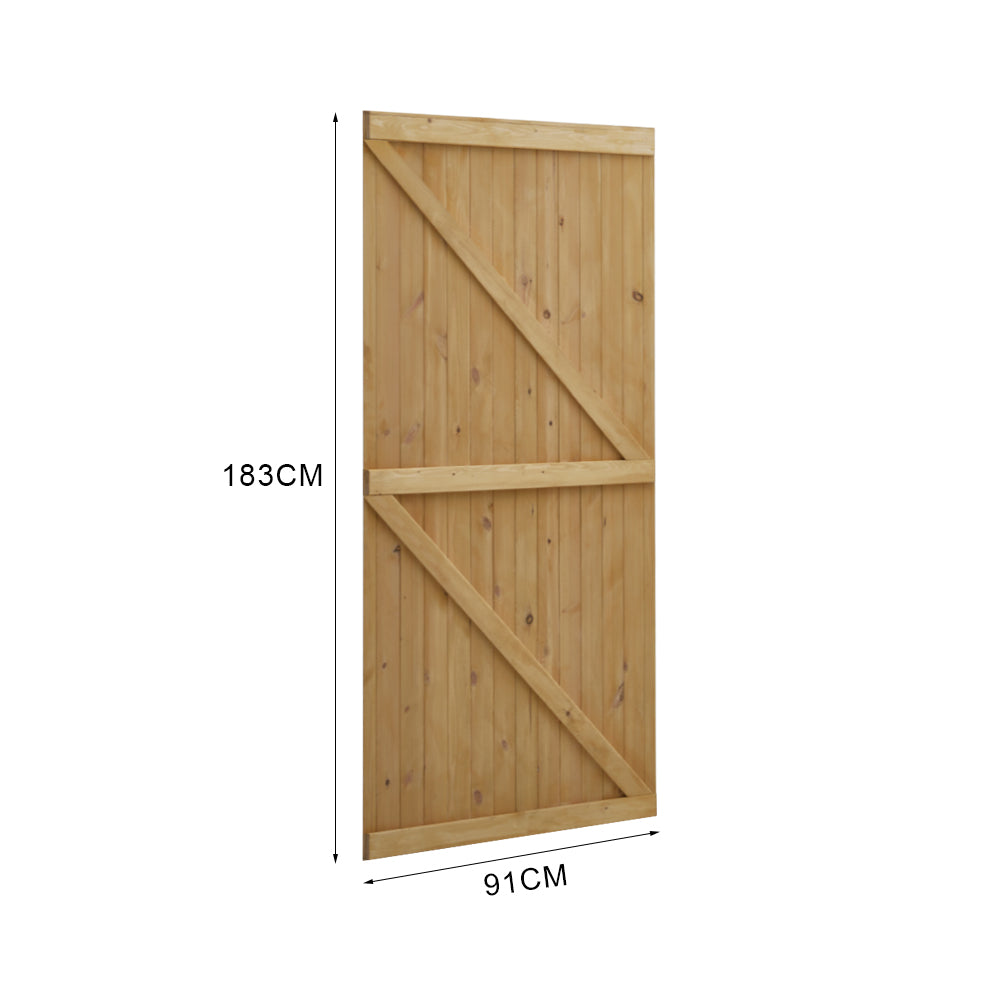 91CM Wide Pine Wood Garden Gate with Latch