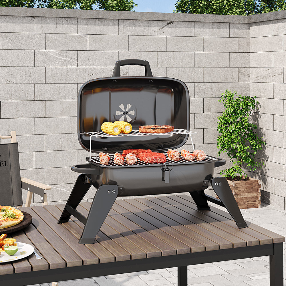 Portable Charcoal Grill BBQ for Outdoor Patio