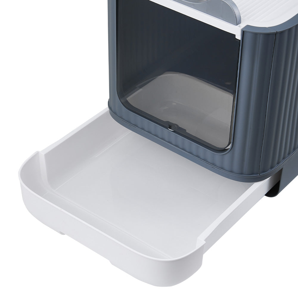 Large Enclosed Cat Litter Box with UV Sterilizer Lamp