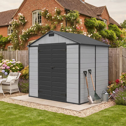 7x6 FT Large Garden Storage Shed