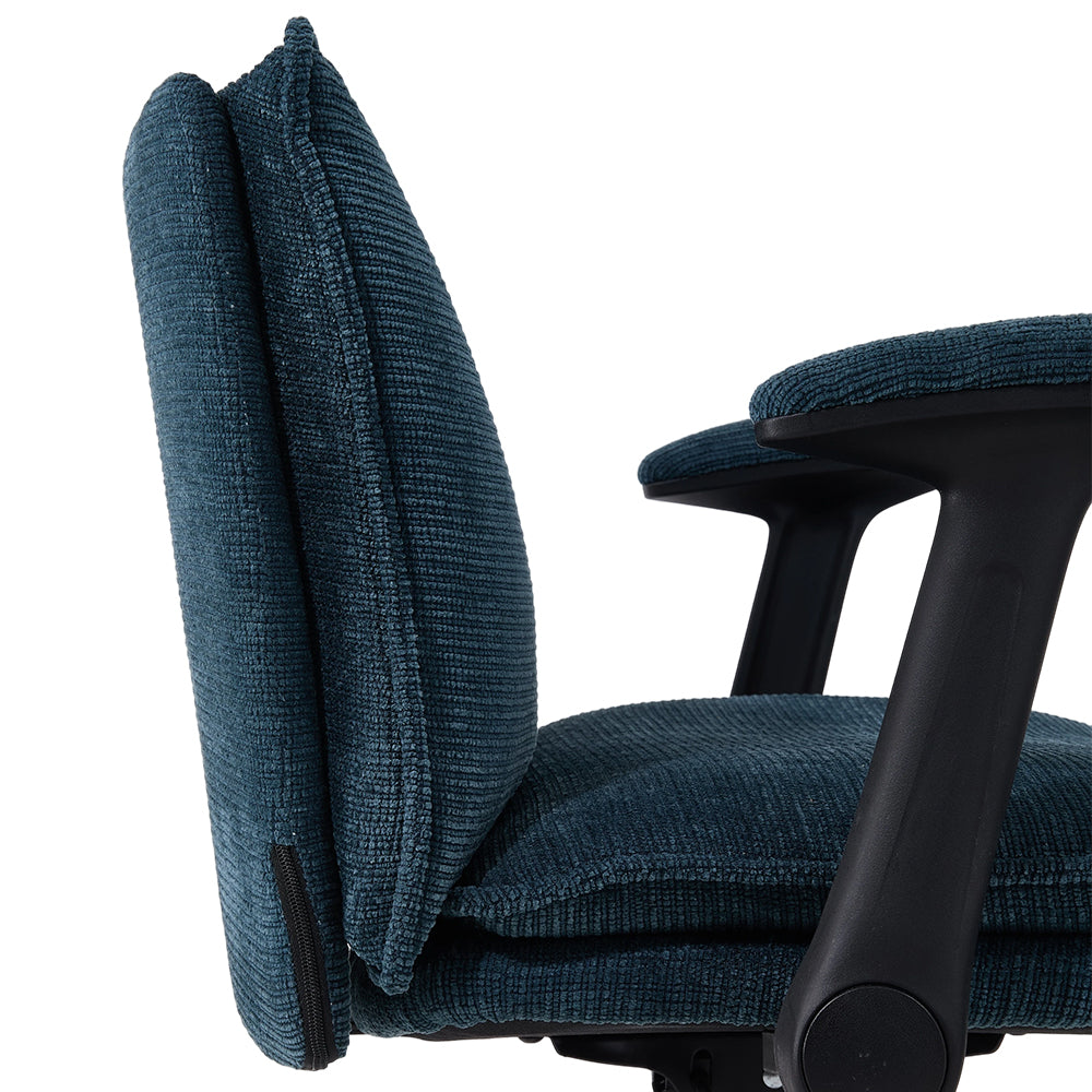Chenille Height-Adjustable Office Chair
