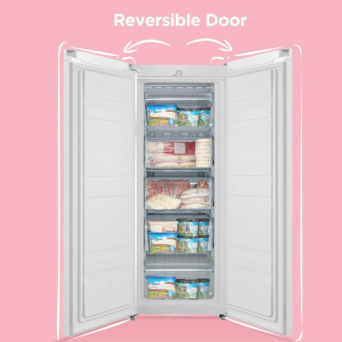 160 Litre Freestanding Upright Freezer