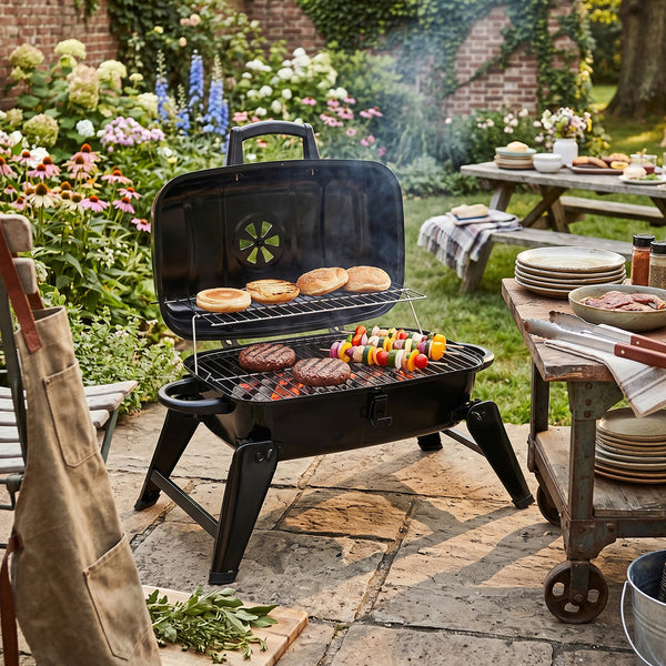 Portable Charcoal Grill BBQ for Outdoor Patio