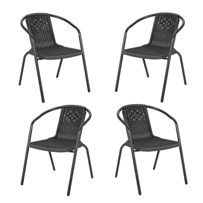 2/4 Pcs Chairs and Outdoor Dining Table