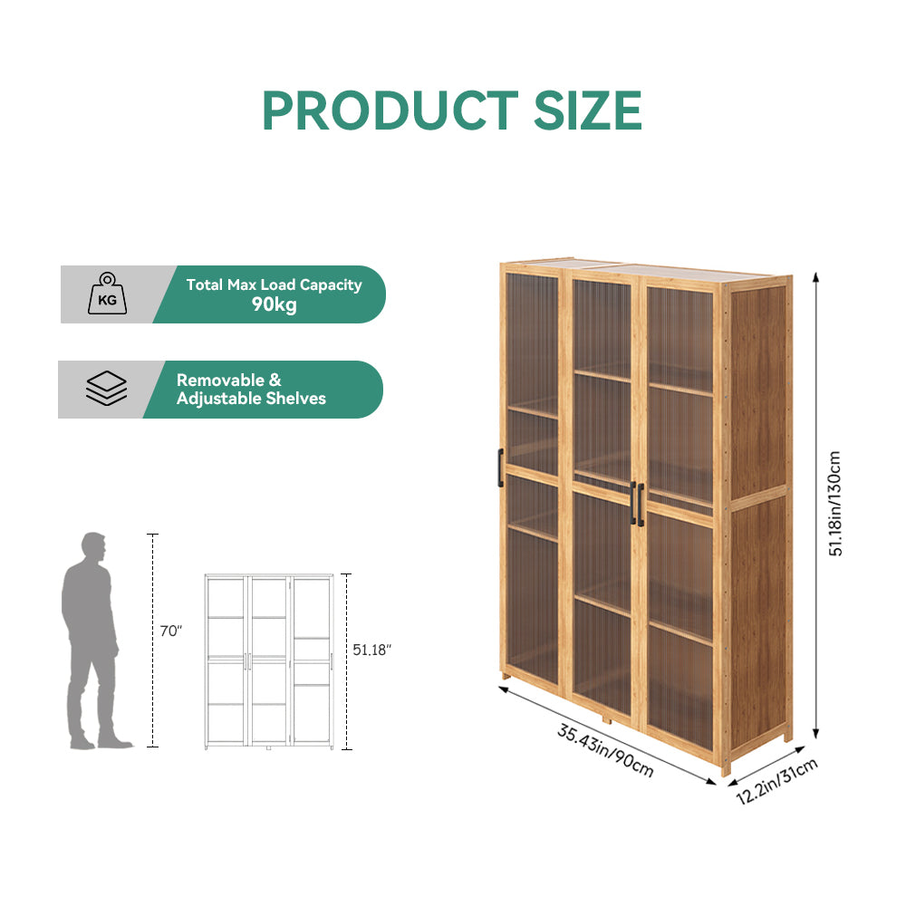 Storage Cabinet with Acrylic Doors