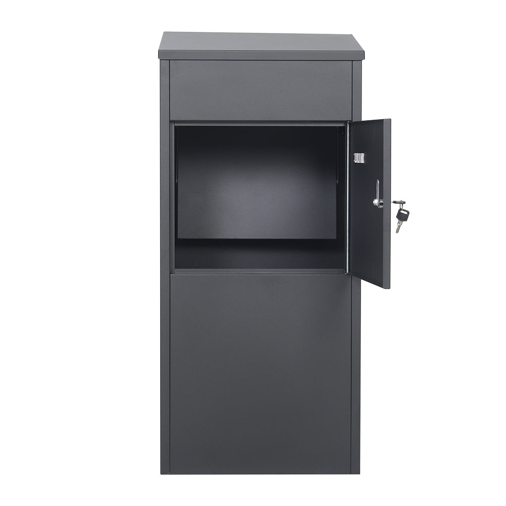 90cm Lockable Galvanised Steel Outdoor Parcel Drop Box