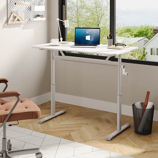 Adjustable Sit-Stand Desk for Home Office