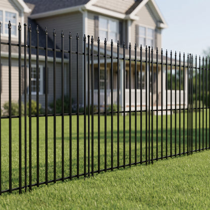 5-Pack Decorative Metal Garden Fence Panels