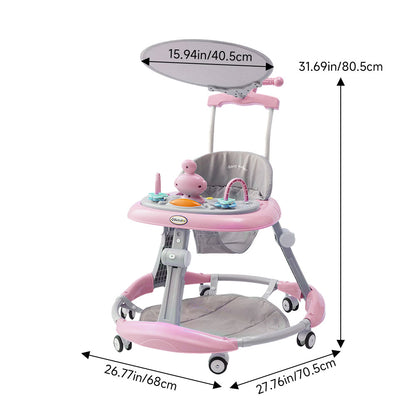 Foldable & Adjustable Baby Walker