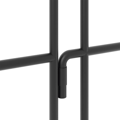 5 Pack Black Metal Garden Border Fence Panels