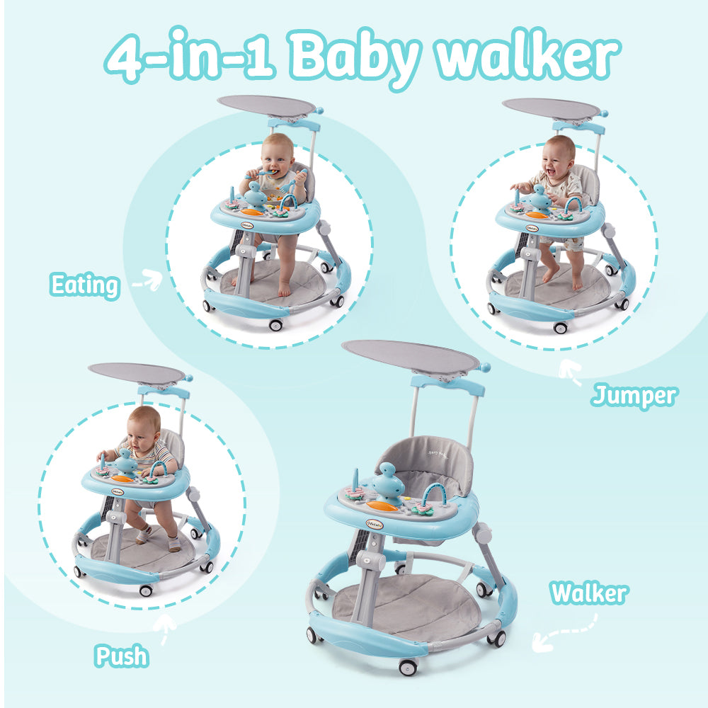 Foldable & Adjustable Baby Walker