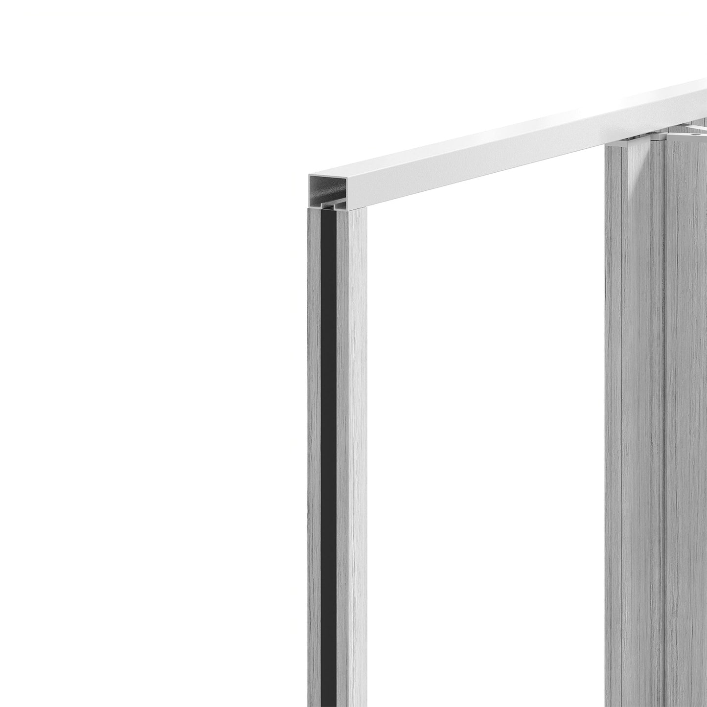 Transparent Windows PVC Folding Door