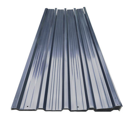 Set of 12 Steel Corrugated Panels