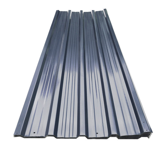 Set of 12 Steel Corrugated Panels