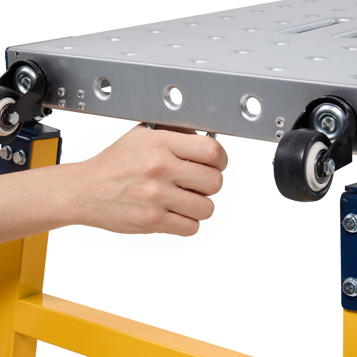 Foldable Workbench On Wheels