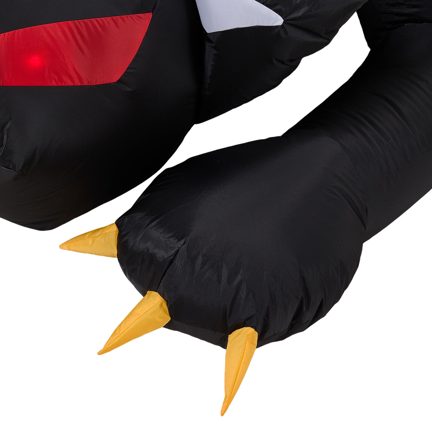 110cm Blow-Up Halloween Black Cat Inflatable Decoration with Built-in LED Lights