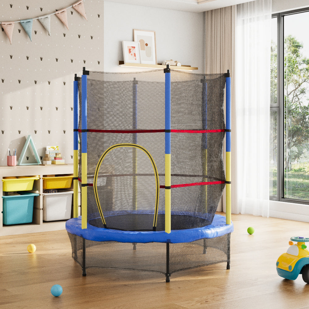 160CM Height Outdoor Kids Trampoline with Safety Net