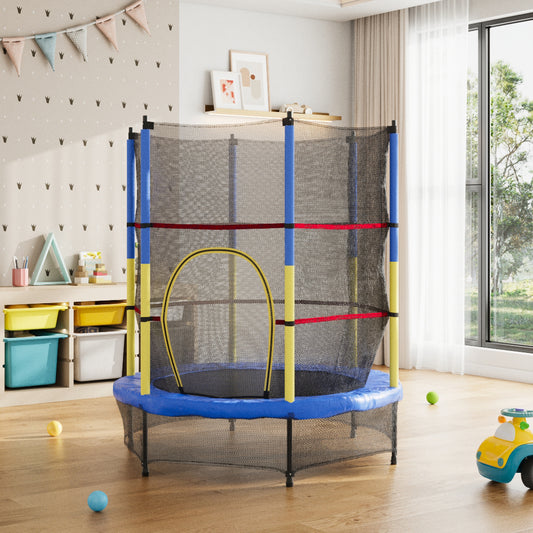 160CM Height Outdoor Kids Trampoline with Safety Net