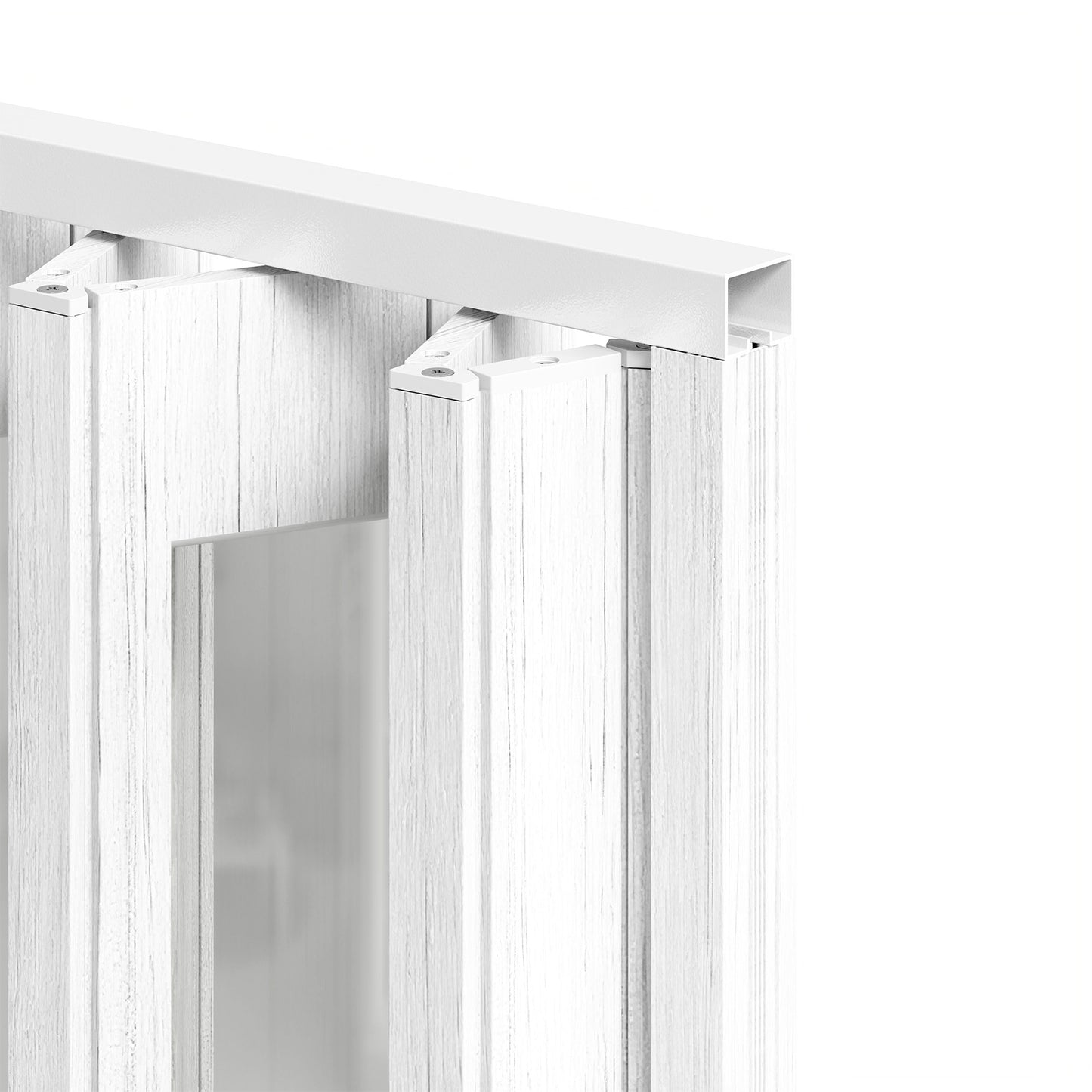 Transparent Windows PVC Folding Door
