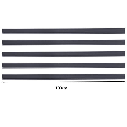 Garden Fence PVC Privacy Screen Panel Slat Strips Fixing Clip 1M