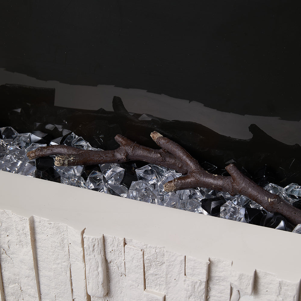 Wall Mounted Electric Fireplace with Remote Control