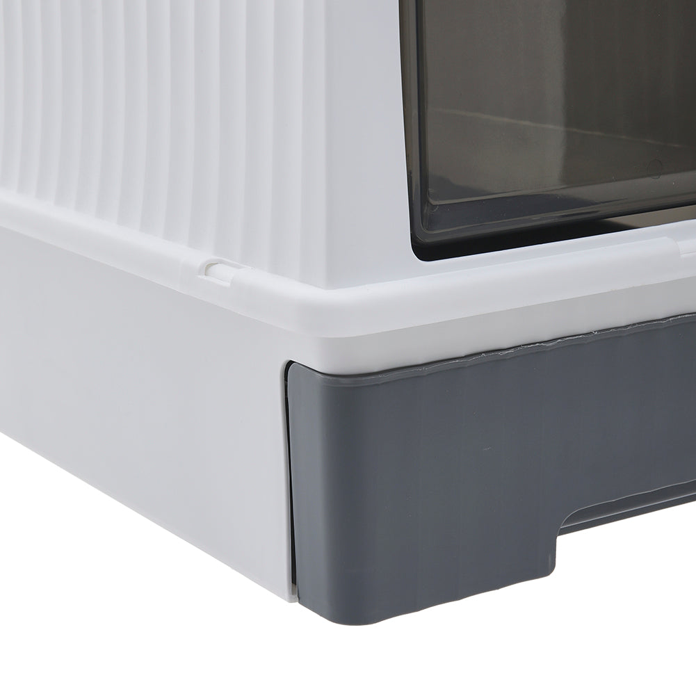 Fully Enclosed Cat Litter Box with UV Sterilization